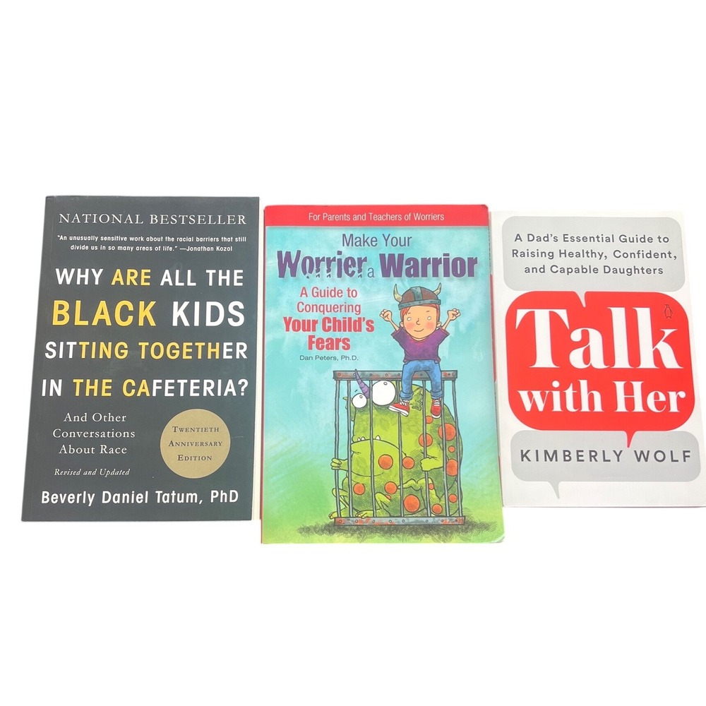 Bundle -3 child psych books regarding girl dads, black students, and child fears